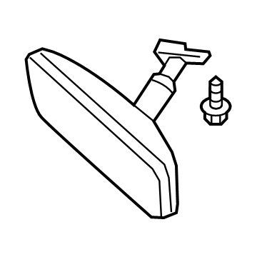 Honda 76400-THR-A01 Automatic-Dimming Mirror w/HomeLink® for LX Sport