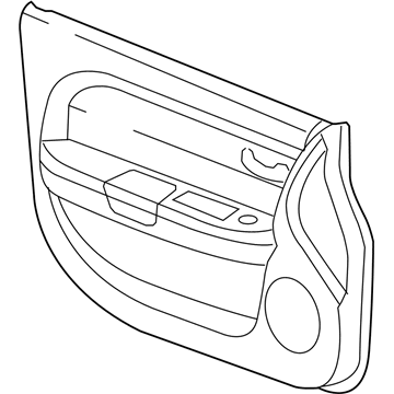 Mopar 1TC381L1AB Panel-Front Door Trim
