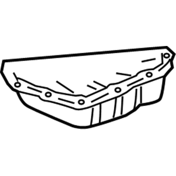 Genuine Toyota 12102-20010 Oil Pan Sub-Assembly