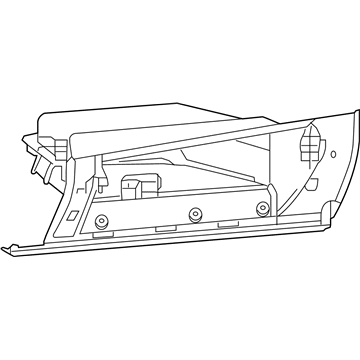 Mopar 1TQ45DX9AB Glove Box-Opening