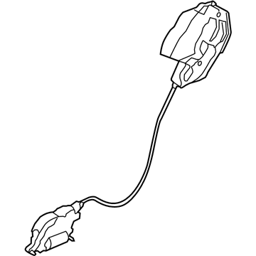 BMW 51-22-7-276-321 Lock, Complete, Left