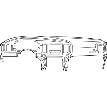 Mopar 68403618AA Instrument Panel