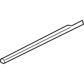 Mopar 68285778AB WEATHERSTRIP-Front Door Belt Outer