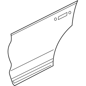 Infiniti H2152-5NAMA Panel - Rear Door, Outer RH