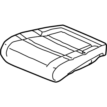 Front Honda Genuine 81530-SH5-A21ZE Seat Cushion Assembly Left Front Honda Genuine 81530-SH5-A21ZE Seat Cushion Assembly Left