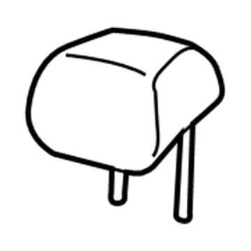 Honda Genuine 82140-TA5-A42ZA Headrest Assembly Rear Honda Genuine 82140-TA5-A42ZA Headrest Assembly Rear