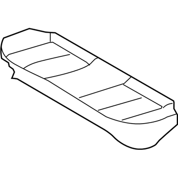 Rear Genuine Hyundai 89160-2H100-TAZ Seat Cushion Covering Assembly Rear Genuine Hyundai 89160-2H100-TAZ Seat Cushion Covering Assembly