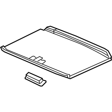 Honda 70600-TZ5-A02ZC Sunshade Assembly (Shadow Beige)