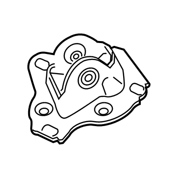 BMW 33-32-6-851-581 Bracket, Trailing Arm Left