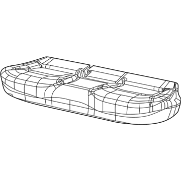 Mopar 6UU74LR5AA Rear Seat Cushion Cover
