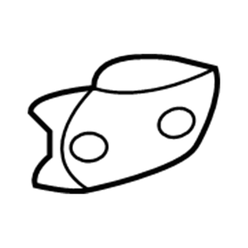 Acura 71516-SP0-000 Protector, Left Rear Bumper Face