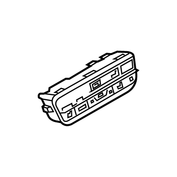 BMW 61-31-9-493-015 CLIMATE CONTROL PANEL, REAR