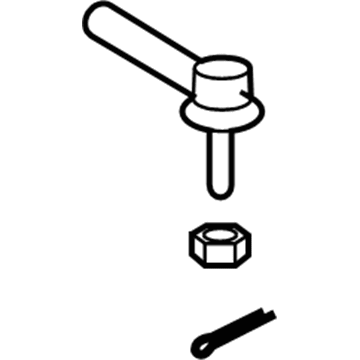 Genuine Toyota 45046-09600 Tie Rod End Sub-Assembly Genuine Toyota 45046-09600 Tie Rod End Sub-Assembly