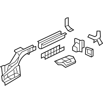 Honda 65660-SNA-A02ZZ Frame, L. RR.