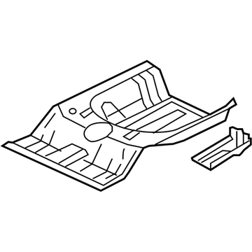 Honda 04655-SNF-A01ZZ Panel Set, RR. Floor