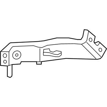 Infiniti 76655-5NA0A Bracket-Rear Side Trim, LH