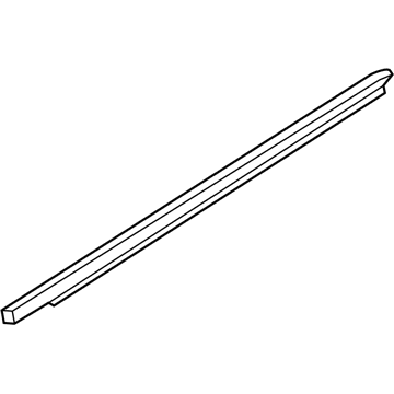 Mopar 68245334AD W/STRIP-Rear Door Belt Outer