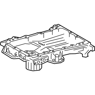 Toyota 12101-0P050 Pan Sub-Assembly, Oil, N