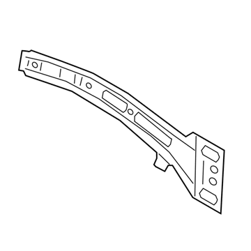 Infiniti G6531-5NAMA Pillar Assy-Center, Inner LH