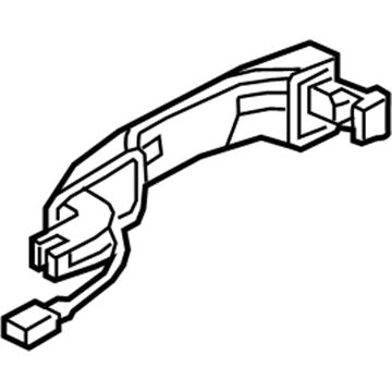 Honda 72181-TVA-A71ZB Handle, Left Front (Champagne Frost Pearl) (Smart)