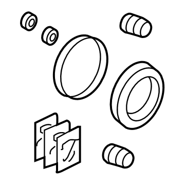 Honda 01463-T2G-A00 Set, Caliper FR (1