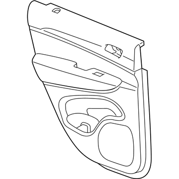 Mopar 6CV801L1AB Panel-Rear Door Trim