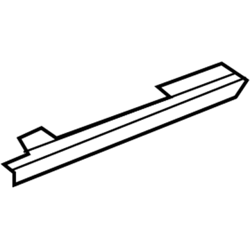 Mopar 55397074AB Rail-Door Glass