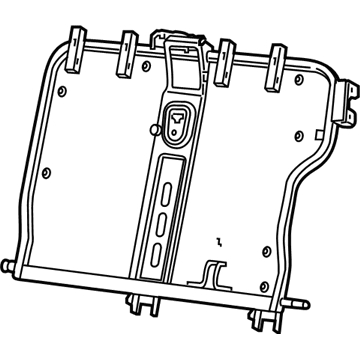 Mopar 68439297AA Frame-Rear Seat Back 60%