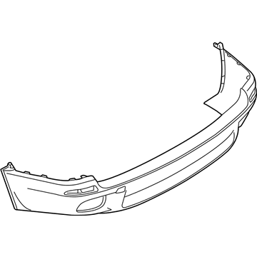 BMW 51-12-8-037-276 Panel, Bumper, Primed, Rear