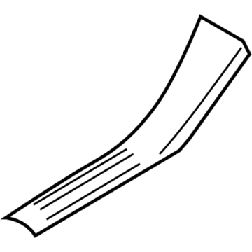 Infiniti G6953-6JB1A RETAINER WEATHERSTRIP Rear LH