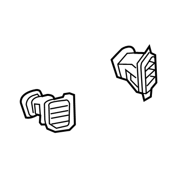 Mopar 5YK741KSAD Outlet-Air Conditioning & Heater