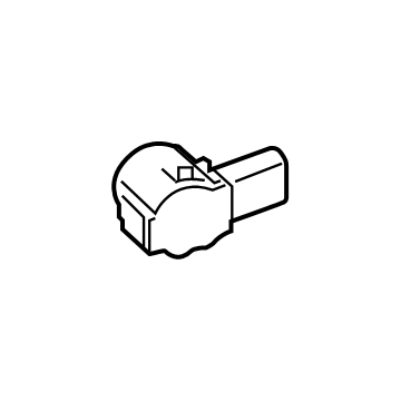 BMW 66-20-9-471-930 Ultrasonic Sensor, Black