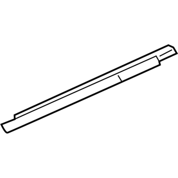 Mopar 68285776AB WEATHERSTRIP-Rear Door Belt Outer