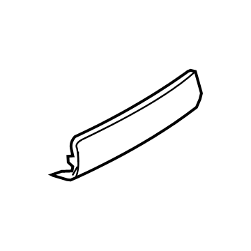 Infiniti 85018-6GW0H Filler-Rear Bumper