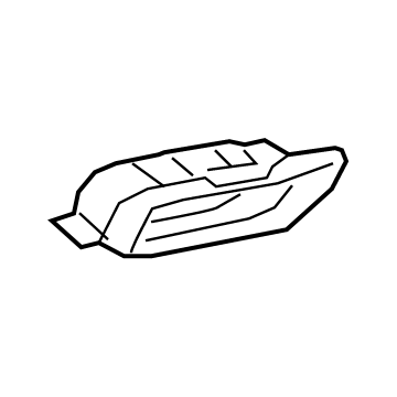 BMW 51-12-8-093-095 TRIM, EXHAUST END PIPE, LEFT