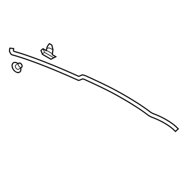 Honda 72865-T7A-003 Sub Seal, L RR Doo