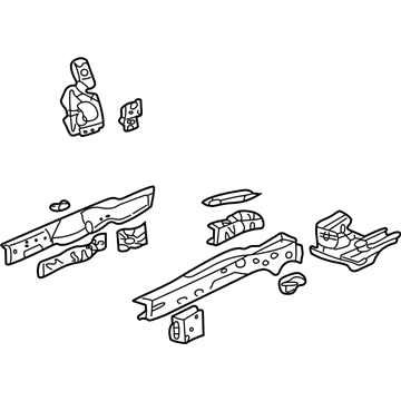 Honda 60910-S9A-A00ZZ Frame, L. FR. Side