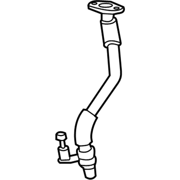 BMW 11-42-7-852-375 Exhaust Turbocharger Oil Return Line