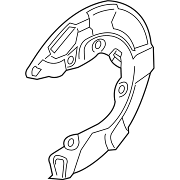 BMW 34-20-6-861-802 Protection Plate Right