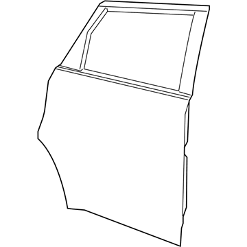 Mopar 68067472AE Door-Rear