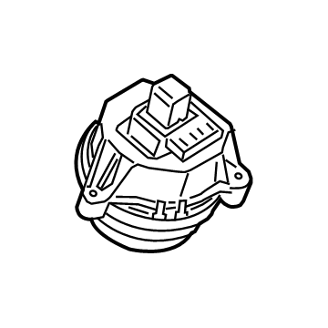 BMW 22-11-2-894-136 ENGINE MOUNT, RIGHT