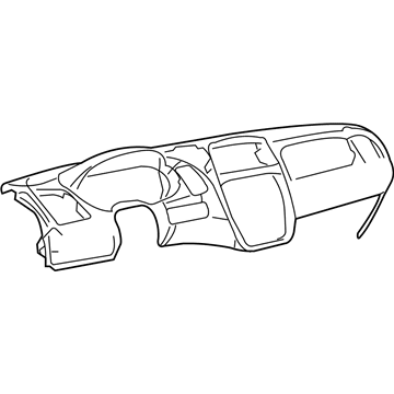 Mopar 1PE44DX9AJ Panel-Instrument Upper