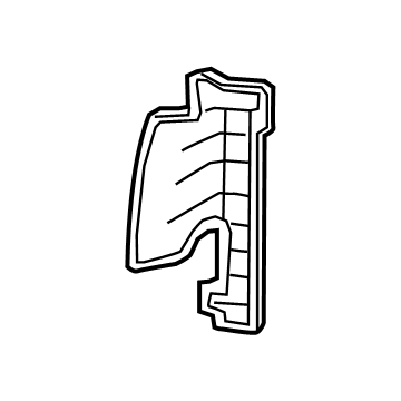 Infiniti 21559-5NA0A Air Guide-Radiator Side, LH