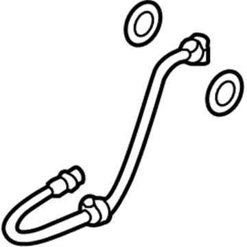 Honda 01466-T7W-A00 Set, Rear Brake Hose