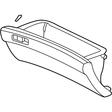 Honda Genuine 77500-S01-A01ZC Glove Box Assembly Honda Genuine 77500-S01-A01ZC Glove Box Assembly