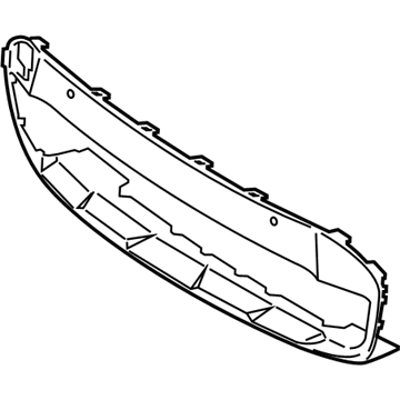 BMW 51-11-8-090-126 Bumper Trim Front Painted