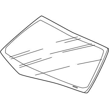 Honda 73111-S5A-A00 Glass, Front Windshield (Green)