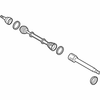 OEM 2018 Ford Transit Connect Axle Assembly - FV6Z-3B436-AV