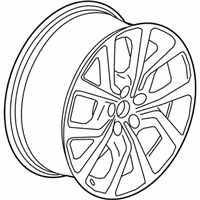 Genuine Buick Wheel Rim Frt & Rr - 39024105