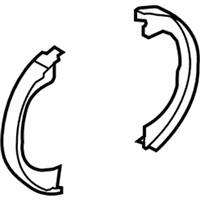 Genuine Ford Park Brake Shoes - 9L3Z-2648-A